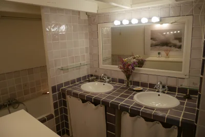 Bathroom in Bel appartement Canut typique de la Croix-rousse - 4