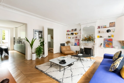 Living room in Magnifique appartement 135m² Jardin du Luxembourg - 0