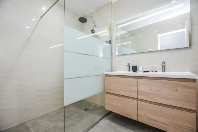 Bathroom in Très bel appartement design à St-Marcel - 12