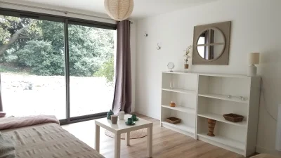 Living room in Maison en Drôme provençale - 3