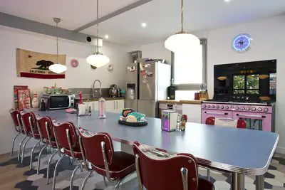 Meeting room in Retro US diner apartment with terrace - 0