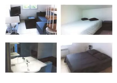 Dormitorio dentro Appartement au calme et fonctionnel idéal pour start-up - 2