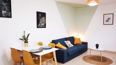Sala dentro Bel appartement cozy avec terrasse et jardin - 1