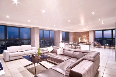 Living room in Penthouse vue sur Toulouse - 0