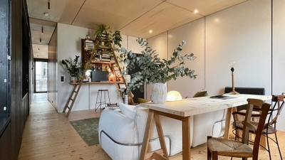 Salle de réunion dans Loft Architecte minimaliste 80 m²  - 3