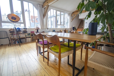 Meeting room in Loft cabinetmaker's workshop - ciel de Paris - 0