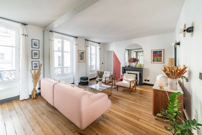 Living room in Moderne & lumineux - Paris Centre ❤️ - 3