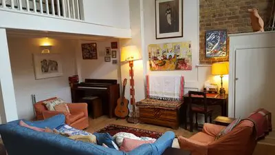 Living room in Iconic school conversion  - 2