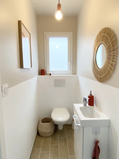 Bathroom in Maison Neuve avec terrasse. - 1
