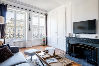 Living room in Superbe appartement dans le centre de Lyon - 1