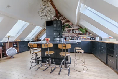 Meeting room in Luxurious Parisian Design Flat 120m² - Le Marais - 2