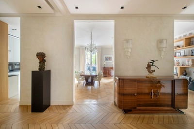 Living room in Haussmannien moderne chic - 1