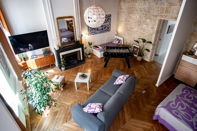 Living room in Authentique & confortable Canut Lyonnais  - 2