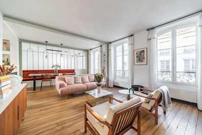 Living room in Moderne & lumineux - Paris Centre ❤️ - 2