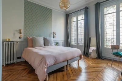 Bedroom in Magnifique appartement haussmannien de designer - 12