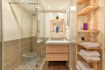 Salle de bain dans Très bel appartement hypercentre Toulouse - 4