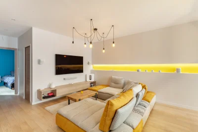 Living room in Appartement design et contemporain - 1