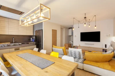 Sala dentro Appartement design et contemporain - 3
