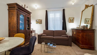 Living room in Petit appartement charmant à Montmartre - 2
