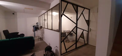 Bedroom in Loft usine style industriel, en RDC - 9