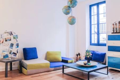 Living room in maison-terrasse Marseille plein centre - 6
