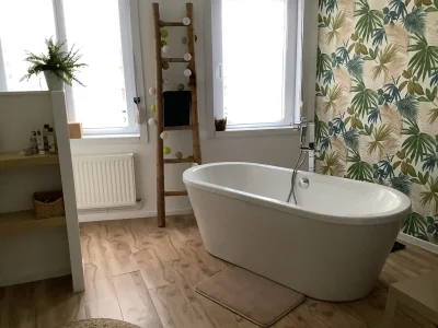 Bathroom in Maison ancienne contemporaine style loft - 1