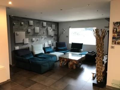 Living room in House in La Cadière d'Azur - 1